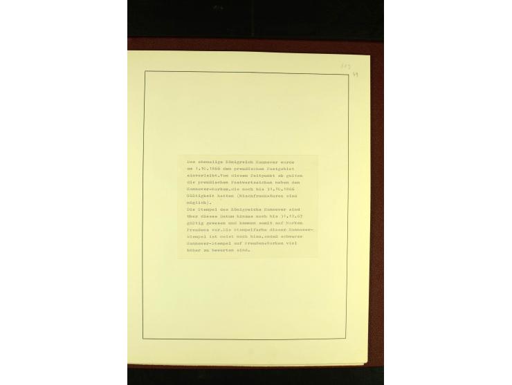1850/67, schöne ungebrauchte und gestempelte Sammlung mit vielen besseren Werte, Einheiten und Briefe, dabei Mi.-Nr. 4 im 6er