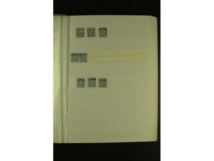 1850/67, hochinteressante Sammlung von über 50 Briefen, dabei Mi.-Nr. 1 im Paar, Mi.-Nr. 8b auf Faltbrief nach Frankfurt, Mi.
