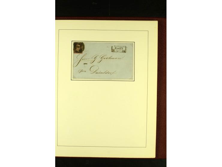 1852/67, interessante Sammlung von über 90 Ganzsachen (dabei einige Briefe), dabei bessere wie U6A ab "MYSLOWITZ" nach Bresla