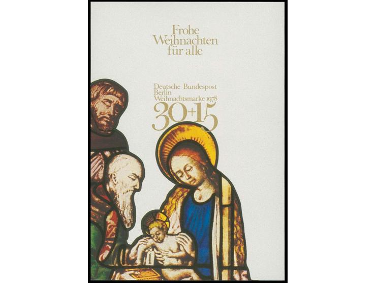 1978, Weihnachts-Block, ungezähnt, postfrisch, sign. und Fotoattest Schlegel BPP (Mi. 3.000,-)