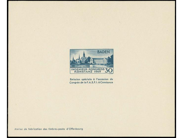 Konstanz 30 Pfg. als Ministerblock, Luxus