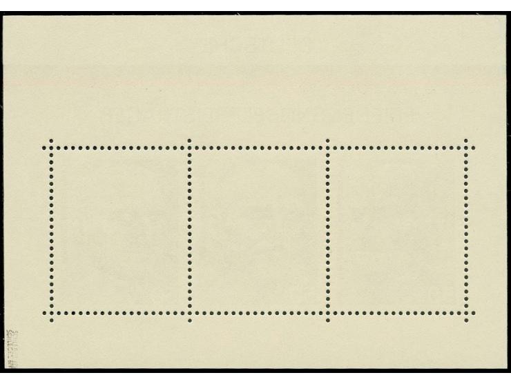 1975, Nobelpreisträger-Block ohne Golddruck, postfrisch, sign. und Fotoattest Schlegel D. BPP (Mi. 1.000,-)