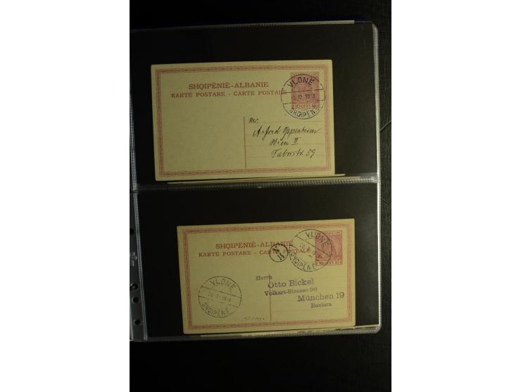 1913/39, Partie Briefe, Karten und Ganzsachen, dabei Reco, Luftpost etc.