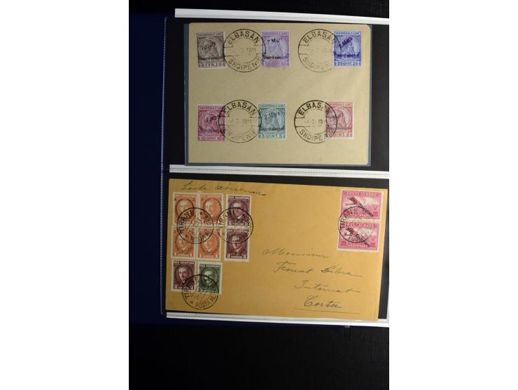 1913/39, Partie Briefe, Karten und Ganzsachen, dabei Reco, Luftpost etc.