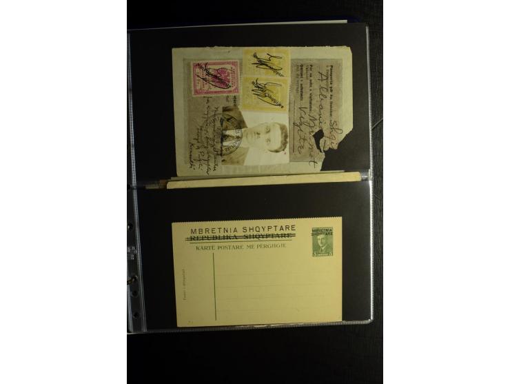 1913/39, Partie Briefe, Karten und Ganzsachen, dabei Reco, Luftpost etc.