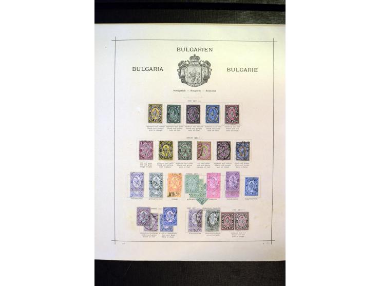 1879/1912, gestempelte und ungebrauchte Sammlung inkl. Portomarken mit einigen besseren und kpl. Ausgaben, zum Teil doppelt, 
