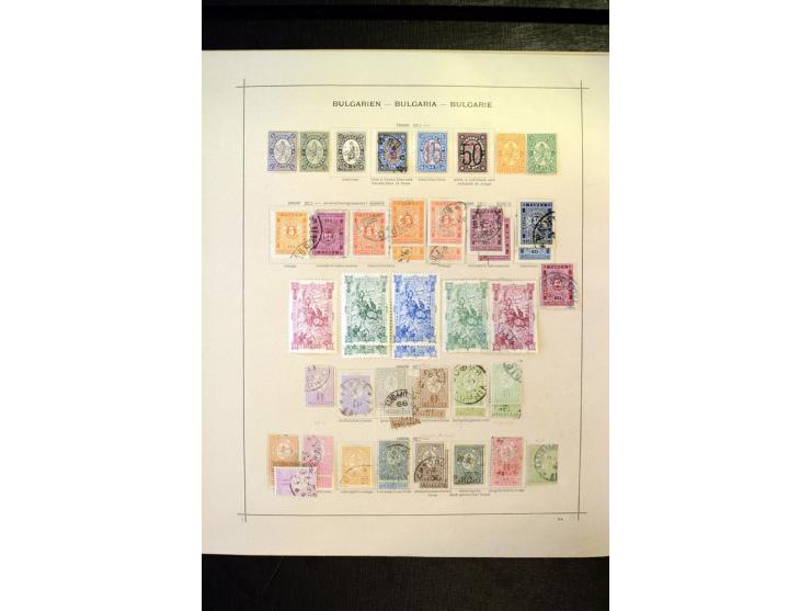 1879/1912, gestempelte und ungebrauchte Sammlung inkl. Portomarken mit einigen besseren und kpl. Ausgaben, zum Teil doppelt, 