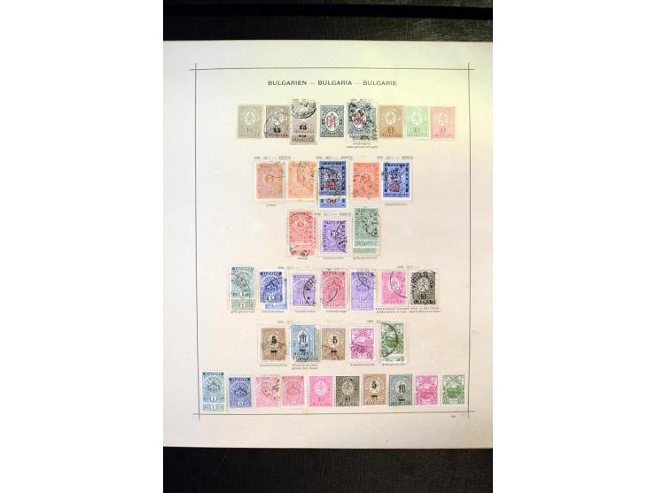 1879/1912, gestempelte und ungebrauchte Sammlung inkl. Portomarken mit einigen besseren und kpl. Ausgaben, zum Teil doppelt, 