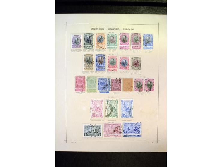 1879/1912, gestempelte und ungebrauchte Sammlung inkl. Portomarken mit einigen besseren und kpl. Ausgaben, zum Teil doppelt, 