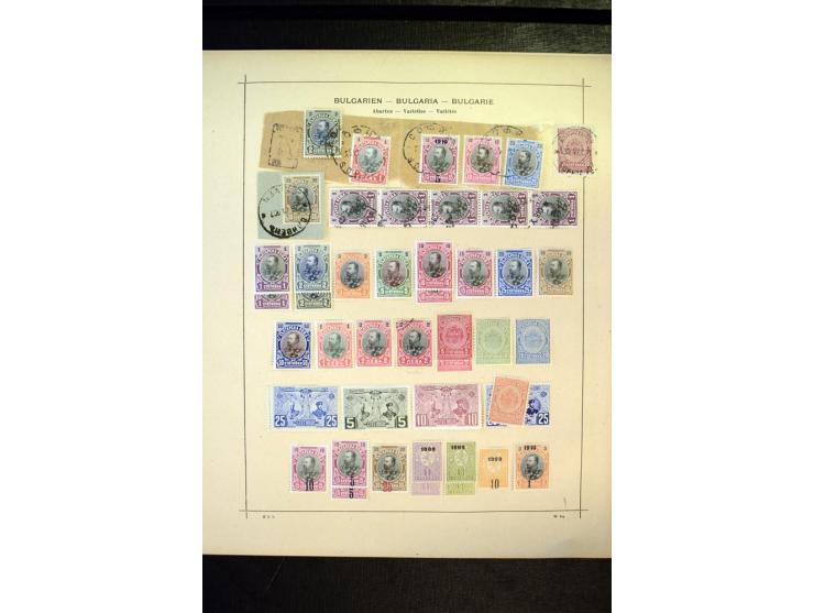 1879/1912, gestempelte und ungebrauchte Sammlung inkl. Portomarken mit einigen besseren und kpl. Ausgaben, zum Teil doppelt, 
