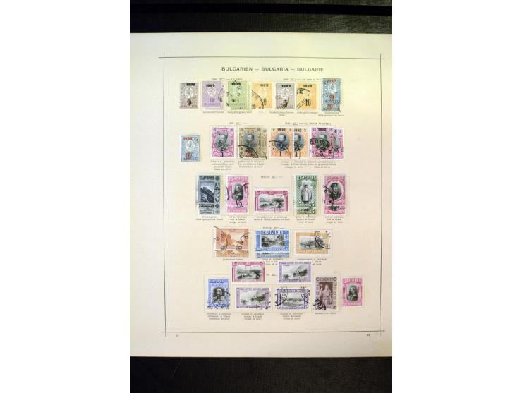 1879/1912, gestempelte und ungebrauchte Sammlung inkl. Portomarken mit einigen besseren und kpl. Ausgaben, zum Teil doppelt, 