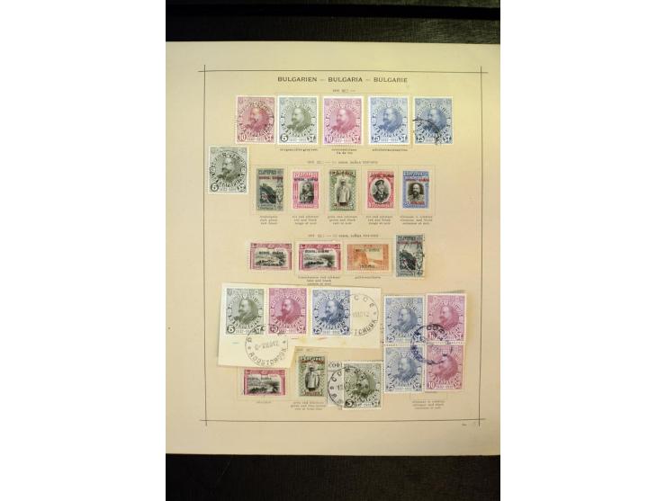 1879/1912, gestempelte und ungebrauchte Sammlung inkl. Portomarken mit einigen besseren und kpl. Ausgaben, zum Teil doppelt, 