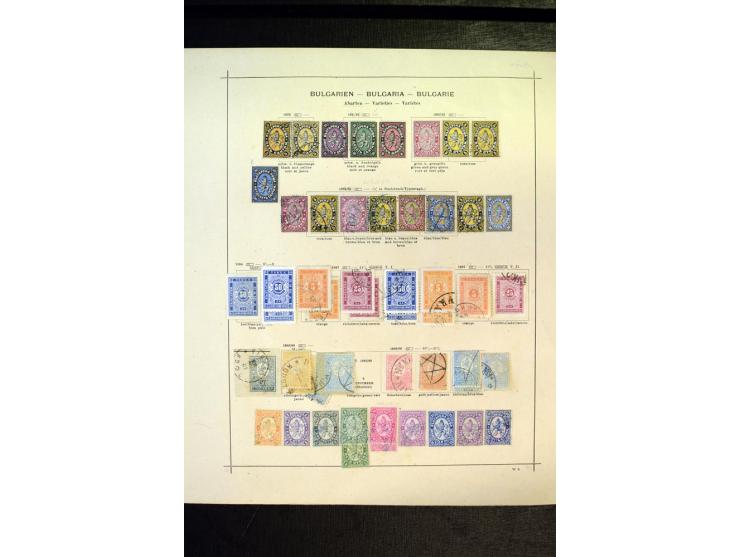 1879/1912, gestempelte und ungebrauchte Sammlung inkl. Portomarken mit einigen besseren und kpl. Ausgaben, zum Teil doppelt, 