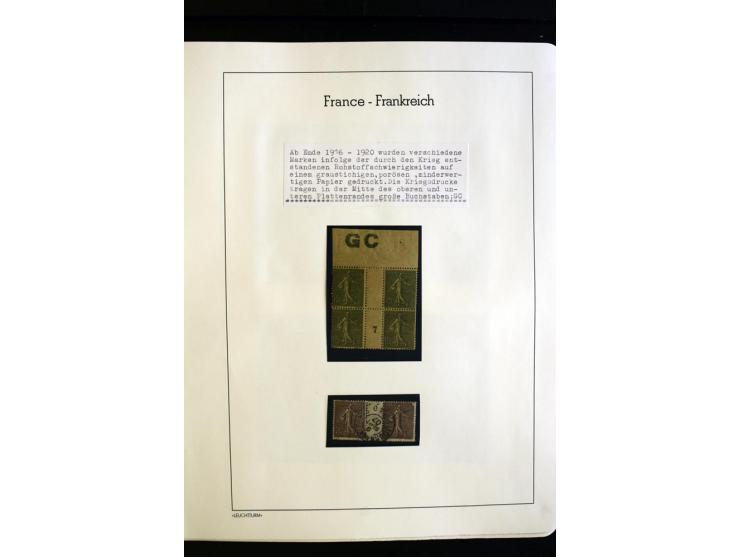 1849/1944, umfangreiche, über weite Strecken komplette gestempelte und ungebrauchte/postfrische Sammlung mit fast allen besse