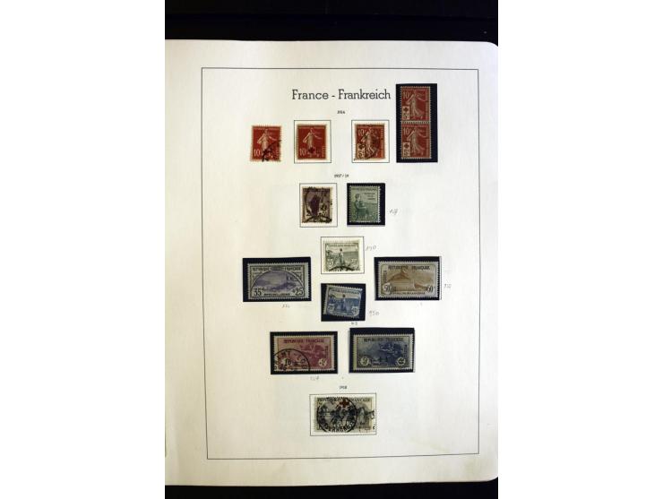 1849/1944, umfangreiche, über weite Strecken komplette gestempelte und ungebrauchte/postfrische Sammlung mit fast allen besse