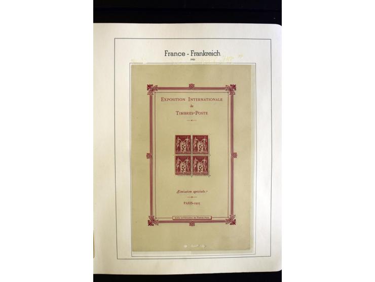 1849/1944, umfangreiche, über weite Strecken komplette gestempelte und ungebrauchte/postfrische Sammlung mit fast allen besse