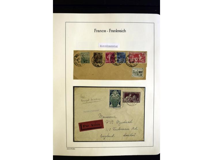 1849/1944, umfangreiche, über weite Strecken komplette gestempelte und ungebrauchte/postfrische Sammlung mit fast allen besse