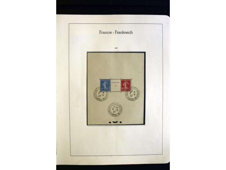 1849/1944, umfangreiche, über weite Strecken komplette gestempelte und ungebrauchte/postfrische Sammlung mit fast allen besse