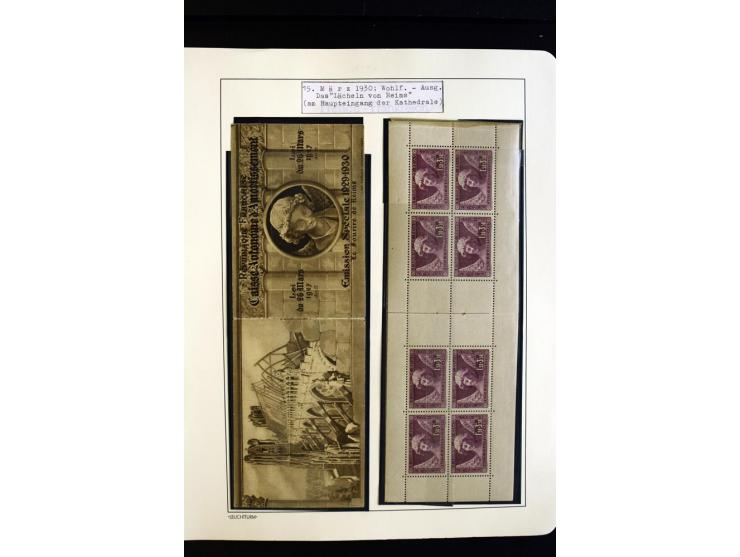 1849/1944, umfangreiche, über weite Strecken komplette gestempelte und ungebrauchte/postfrische Sammlung mit fast allen besse