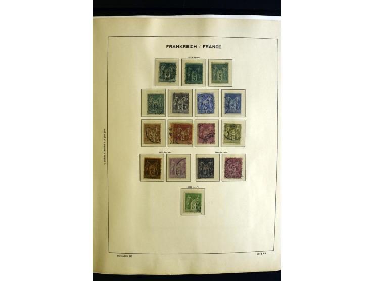1849/1944, umfangreiche, über weite Strecken komplette gestempelte und ungebrauchte/postfrische Sammlung mit fast allen besse