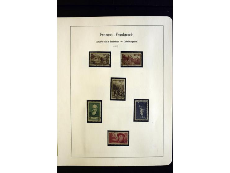 1849/1944, umfangreiche, über weite Strecken komplette gestempelte und ungebrauchte/postfrische Sammlung mit fast allen besse