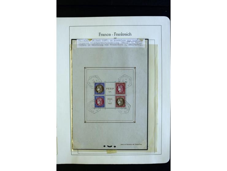 1849/1944, umfangreiche, über weite Strecken komplette gestempelte und ungebrauchte/postfrische Sammlung mit fast allen besse