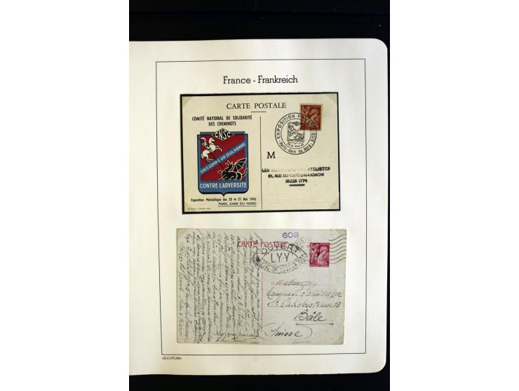 1849/1944, umfangreiche, über weite Strecken komplette gestempelte und ungebrauchte/postfrische Sammlung mit fast allen besse