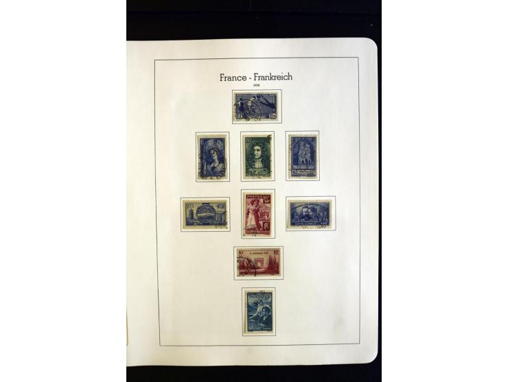 1849/1944, umfangreiche, über weite Strecken komplette gestempelte und ungebrauchte/postfrische Sammlung mit fast allen besse