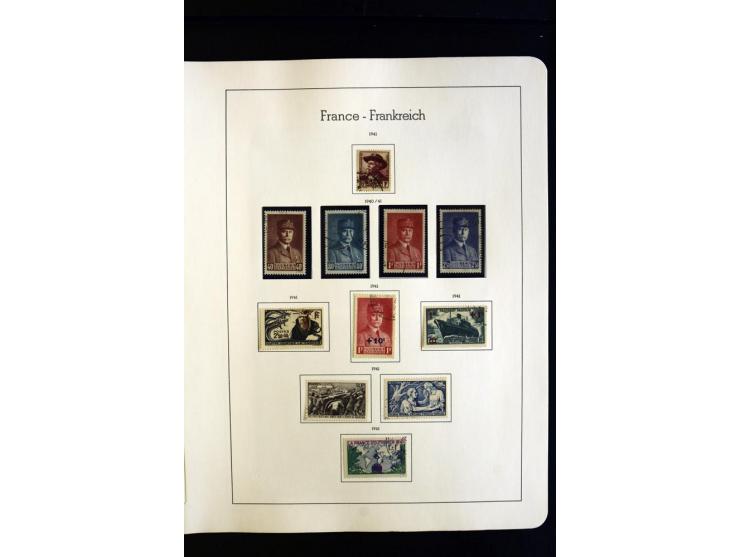1849/1944, umfangreiche, über weite Strecken komplette gestempelte und ungebrauchte/postfrische Sammlung mit fast allen besse