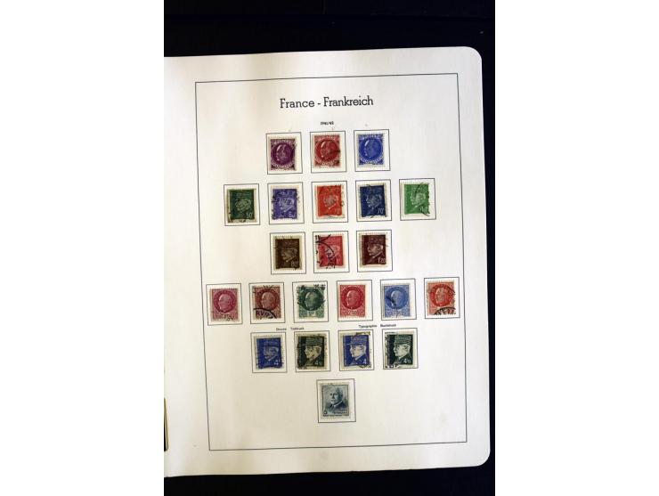 1849/1944, umfangreiche, über weite Strecken komplette gestempelte und ungebrauchte/postfrische Sammlung mit fast allen besse