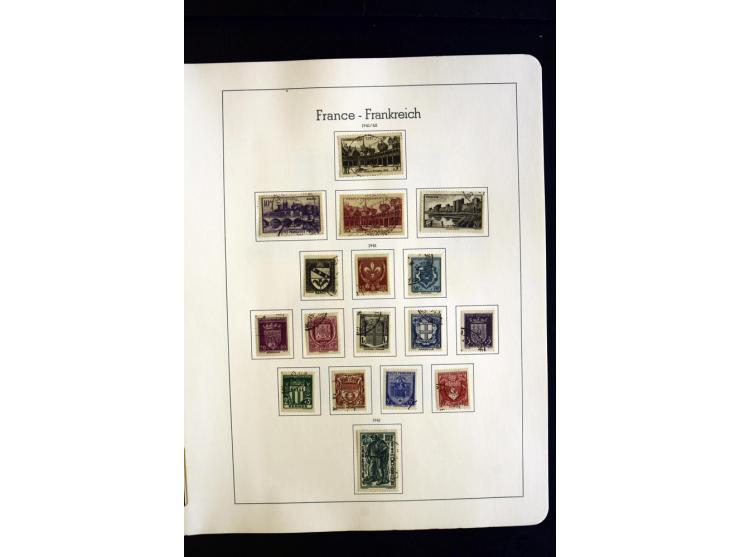 1849/1944, umfangreiche, über weite Strecken komplette gestempelte und ungebrauchte/postfrische Sammlung mit fast allen besse