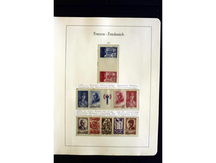 1849/1944, umfangreiche, über weite Strecken komplette gestempelte und ungebrauchte/postfrische Sammlung mit fast allen besse
