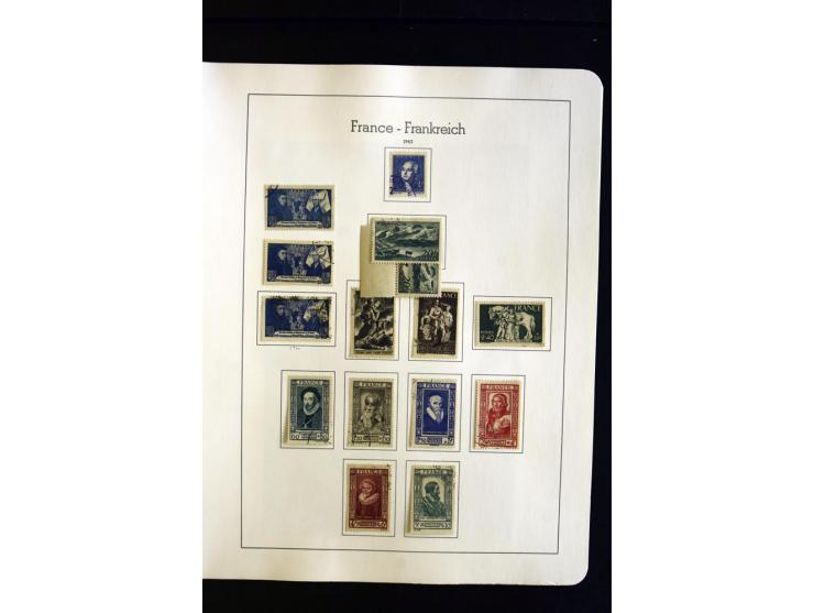 1849/1944, umfangreiche, über weite Strecken komplette gestempelte und ungebrauchte/postfrische Sammlung mit fast allen besse