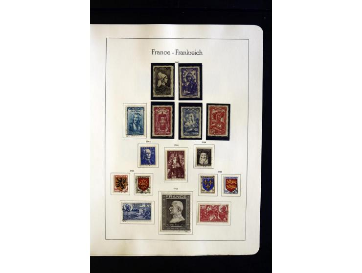 1849/1944, umfangreiche, über weite Strecken komplette gestempelte und ungebrauchte/postfrische Sammlung mit fast allen besse