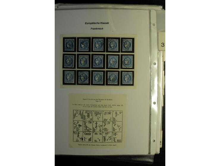 1849/1900, umfangreiche gestempelte Sammlung inkl. guten Teil Portomarken und Frz. Kolonien mit vielen besseren Werten, Farbe