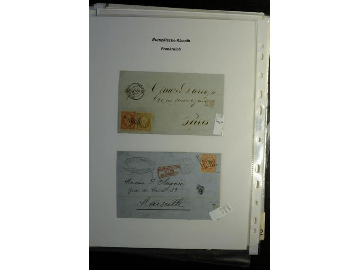 1849/1900, umfangreiche gestempelte Sammlung inkl. guten Teil Portomarken und Frz. Kolonien mit vielen besseren Werten, Farbe