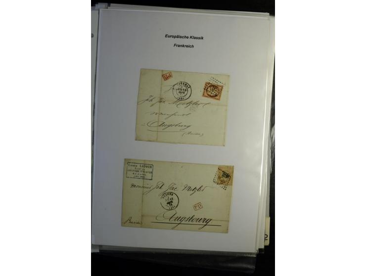 1849/1900, umfangreiche gestempelte Sammlung inkl. guten Teil Portomarken und Frz. Kolonien mit vielen besseren Werten, Farbe