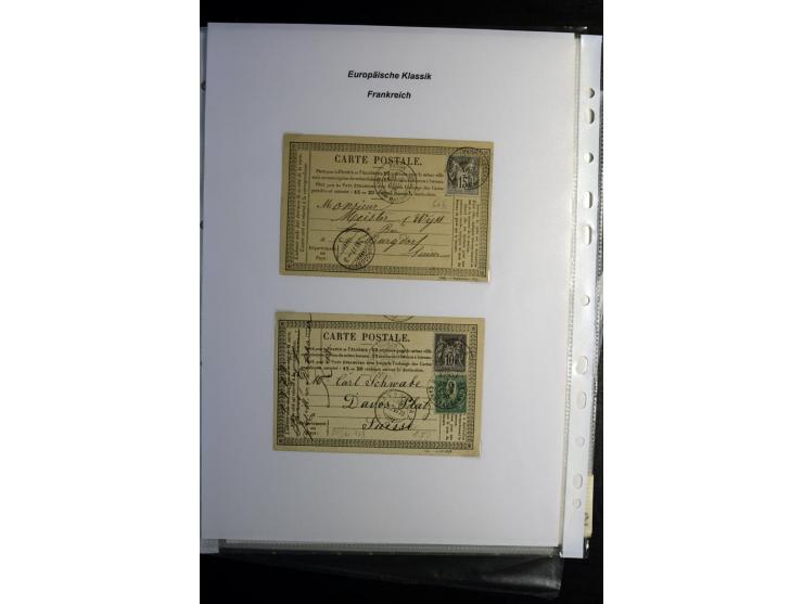 1849/1900, umfangreiche gestempelte Sammlung inkl. guten Teil Portomarken und Frz. Kolonien mit vielen besseren Werten, Farbe
