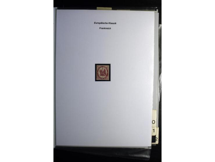 1849/1900, umfangreiche gestempelte Sammlung inkl. guten Teil Portomarken und Frz. Kolonien mit vielen besseren Werten, Farbe