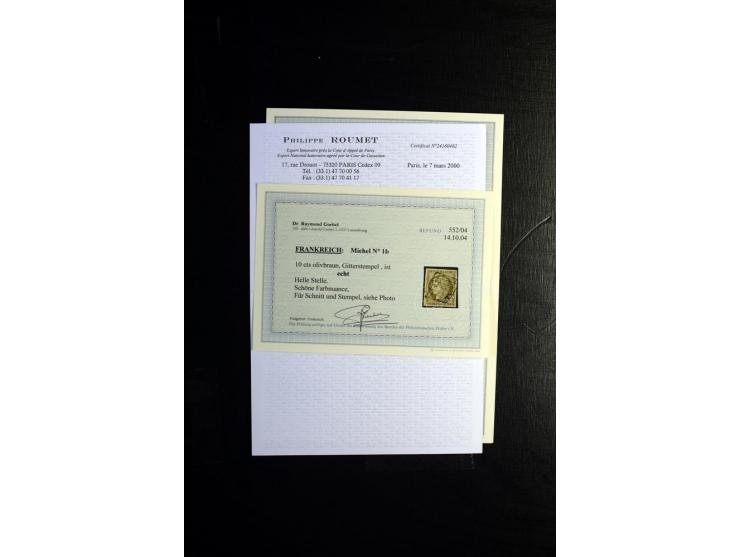 1849/1900, umfangreiche gestempelte Sammlung inkl. guten Teil Portomarken und Frz. Kolonien mit vielen besseren Werten, Farbe