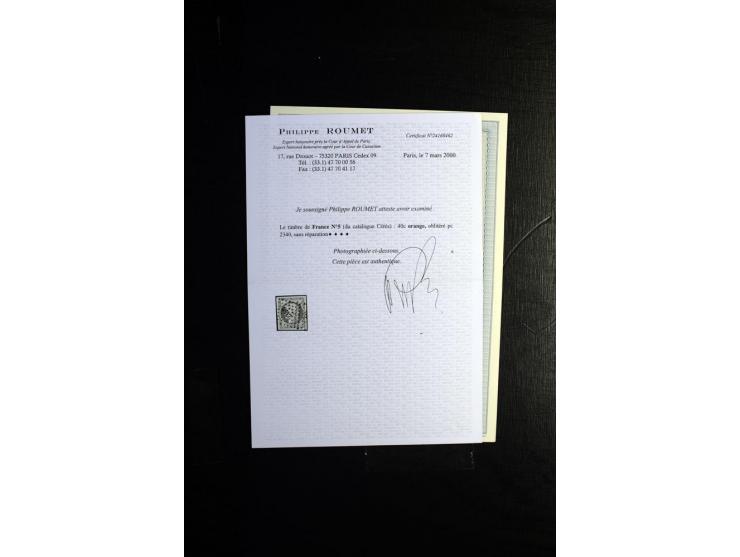 1849/1900, umfangreiche gestempelte Sammlung inkl. guten Teil Portomarken und Frz. Kolonien mit vielen besseren Werten, Farbe