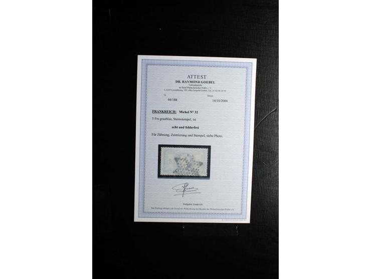 1849/1900, umfangreiche gestempelte Sammlung inkl. guten Teil Portomarken und Frz. Kolonien mit vielen besseren Werten, Farbe