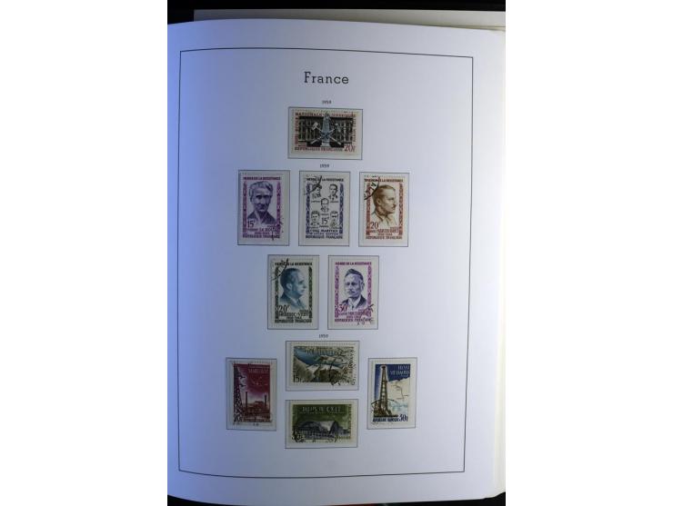 1849/2008, gestempelte, sehr reichhaltige Sammlung mit u.a. Mi.-Nr. 128-35, 239 auf Brief, Bl.1-3, Porto, Markenheftchen etc.