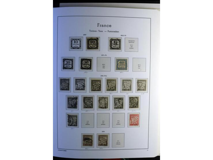 1849/2008, gestempelte, sehr reichhaltige Sammlung mit u.a. Mi.-Nr. 128-35, 239 auf Brief, Bl.1-3, Porto, Markenheftchen etc.
