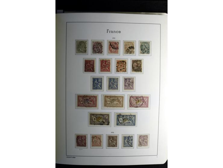 1849/2008, gestempelte, sehr reichhaltige Sammlung mit u.a. Mi.-Nr. 128-35, 239 auf Brief, Bl.1-3, Porto, Markenheftchen etc.