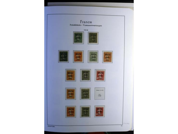 1849/2008, gestempelte, sehr reichhaltige Sammlung mit u.a. Mi.-Nr. 128-35, 239 auf Brief, Bl.1-3, Porto, Markenheftchen etc.