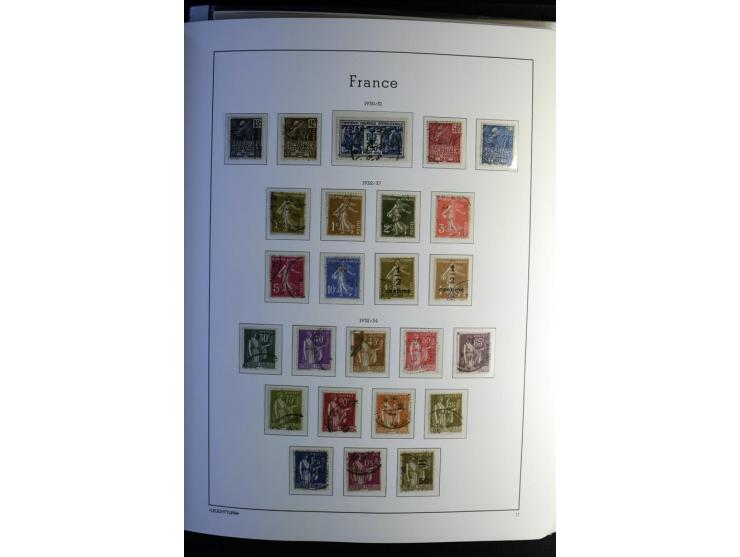 1849/2008, gestempelte, sehr reichhaltige Sammlung mit u.a. Mi.-Nr. 128-35, 239 auf Brief, Bl.1-3, Porto, Markenheftchen etc.