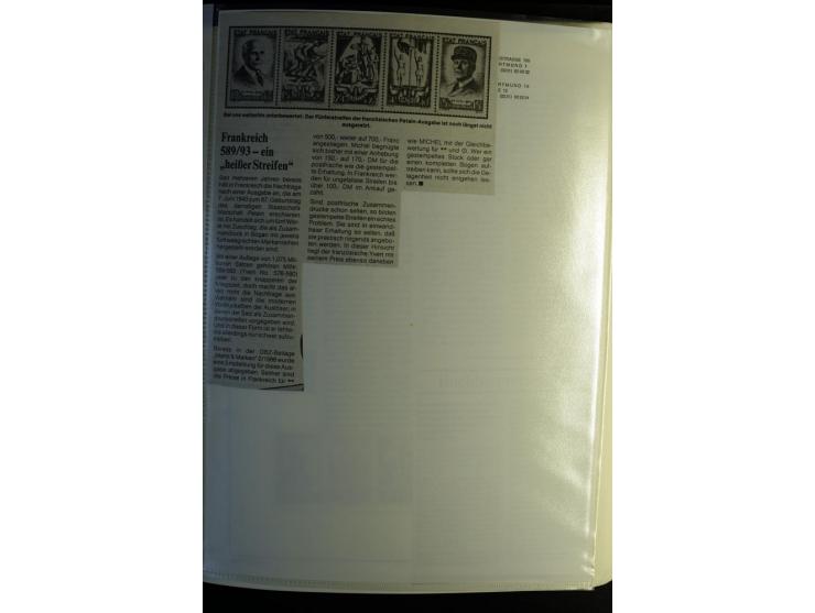 1849/2008, gestempelte, sehr reichhaltige Sammlung mit u.a. Mi.-Nr. 128-35, 239 auf Brief, Bl.1-3, Porto, Markenheftchen etc.
