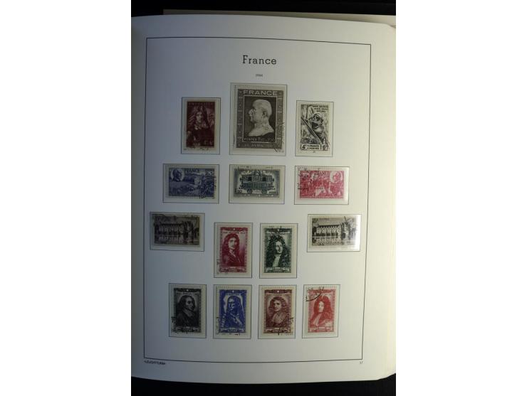 1849/2008, gestempelte, sehr reichhaltige Sammlung mit u.a. Mi.-Nr. 128-35, 239 auf Brief, Bl.1-3, Porto, Markenheftchen etc.