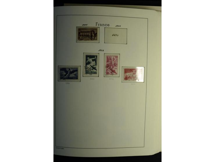 1849/2008, gestempelte, sehr reichhaltige Sammlung mit u.a. Mi.-Nr. 128-35, 239 auf Brief, Bl.1-3, Porto, Markenheftchen etc.